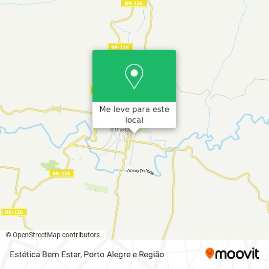 Estética Bem Estar mapa