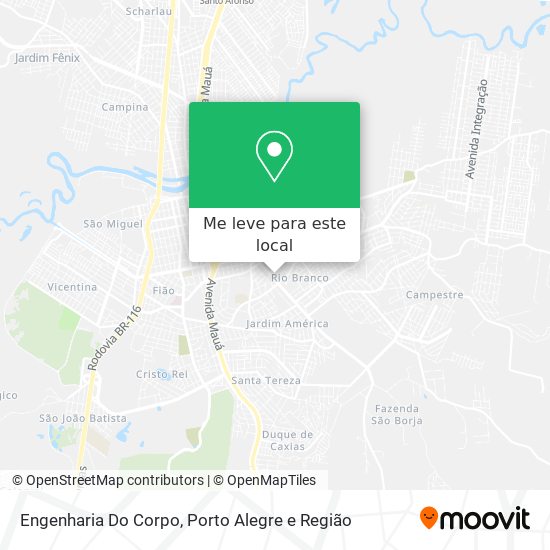 Engenharia Do Corpo mapa