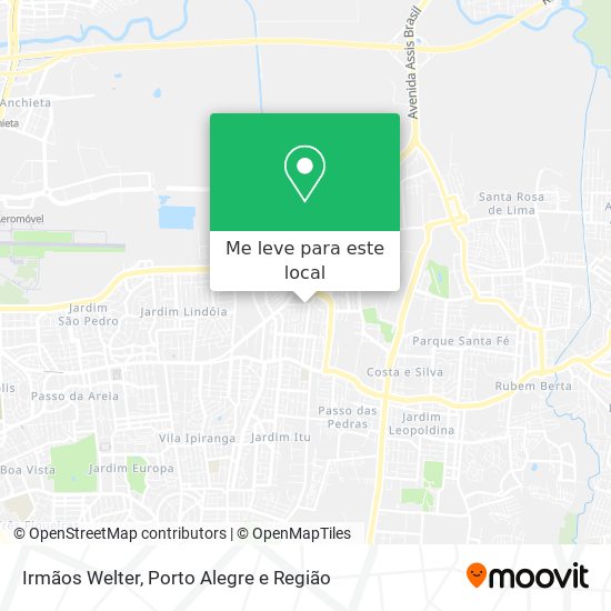 Irmãos Welter mapa