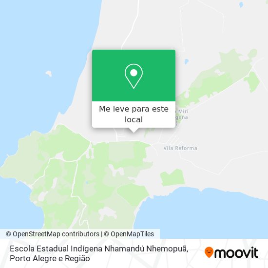 Escola Estadual Indígena Nhamandú Nhemopuã mapa