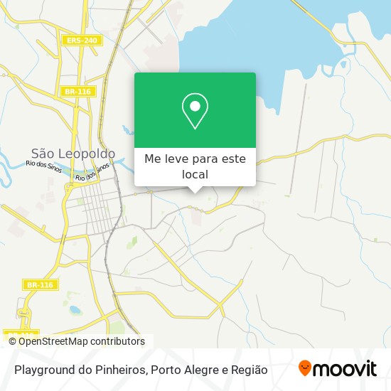 Playground do Pinheiros mapa