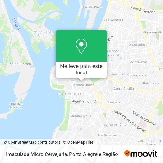 Imaculada Micro Cervejaria mapa