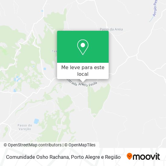 Comunidade Osho Rachana mapa