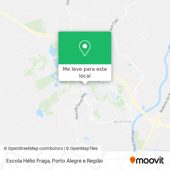 Escola Hélio Fraga mapa