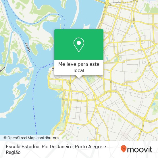 Escola Estadual Rio De Janeiro mapa