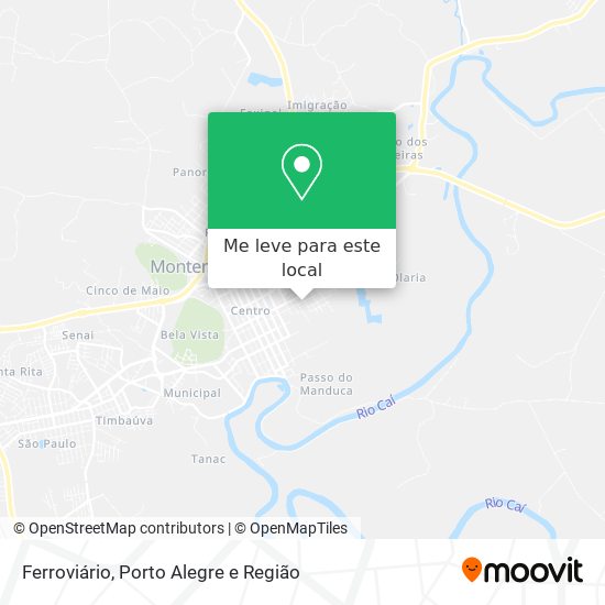 Ferroviário mapa