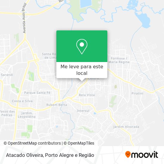 Atacado Oliveira mapa