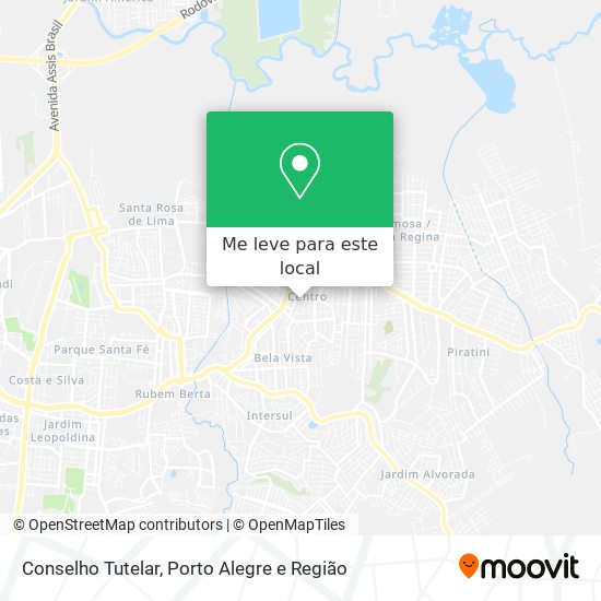 Conselho Tutelar mapa