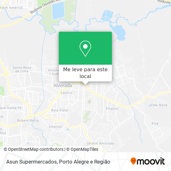 Asun Supermercados mapa