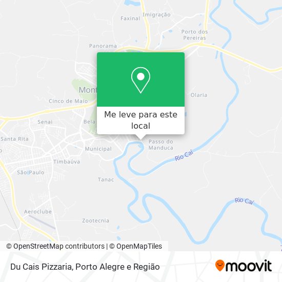 Du Cais Pizzaria mapa
