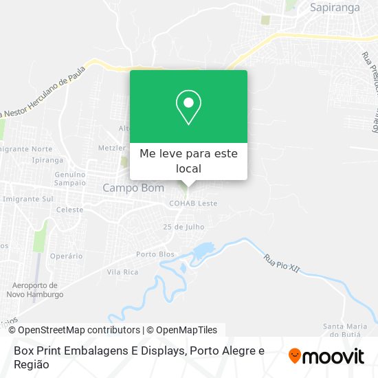 Box Print Embalagens E Displays mapa
