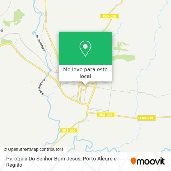 Paróquia Do Senhor Bom Jesus mapa