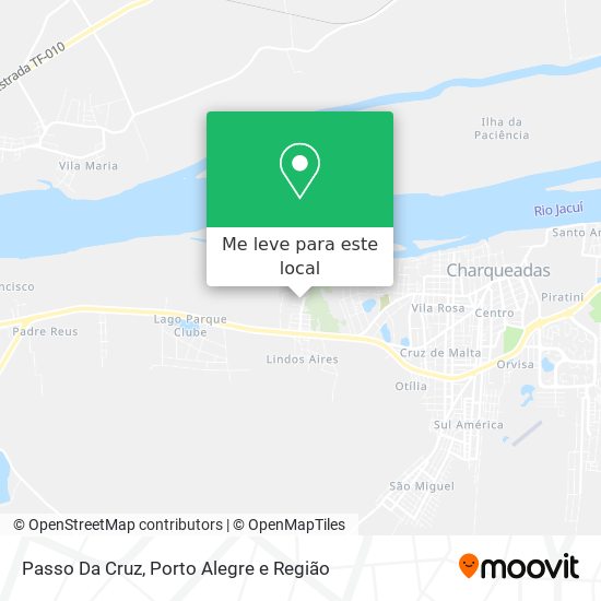 Passo Da Cruz mapa