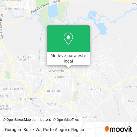 Garagem Soul / Val mapa