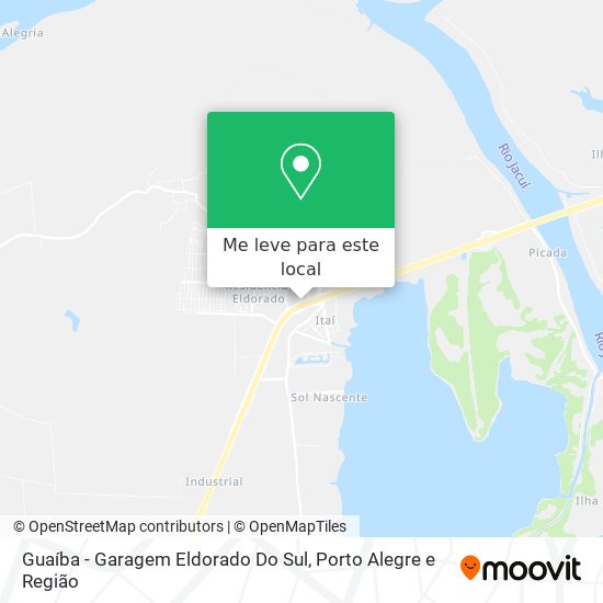 Guaíba - Garagem Eldorado Do Sul mapa