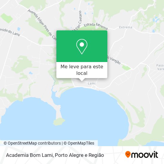 Academia Bom Lami mapa