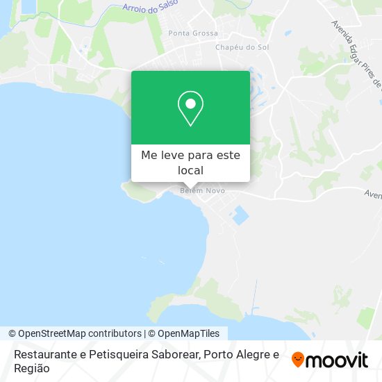 Restaurante e Petisqueira Saborear mapa