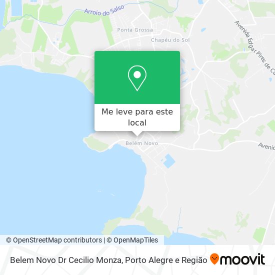 Belem Novo Dr Cecilio Monza mapa