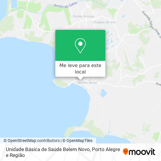 Unidade Básica de Saúde Belem Novo mapa