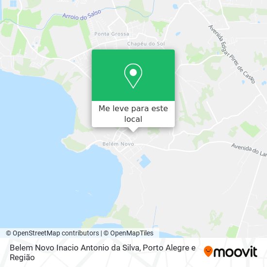 Belem Novo Inacio Antonio da Silva mapa
