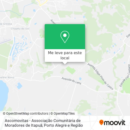 Ascomovitas - Associação Comunitária de Moradores de Itapuã mapa