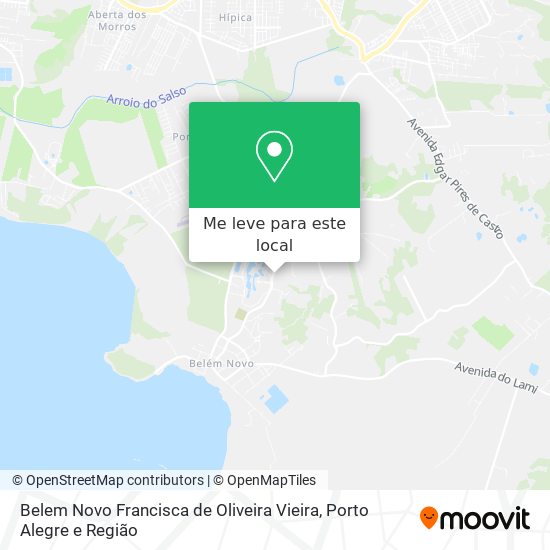 Belem Novo Francisca de Oliveira Vieira mapa