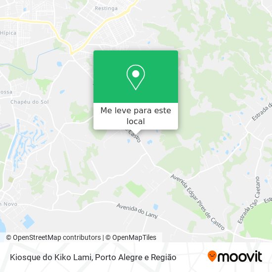 Kiosque do Kiko Lami mapa