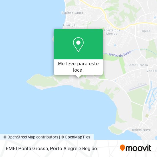 EMEI Ponta Grossa mapa