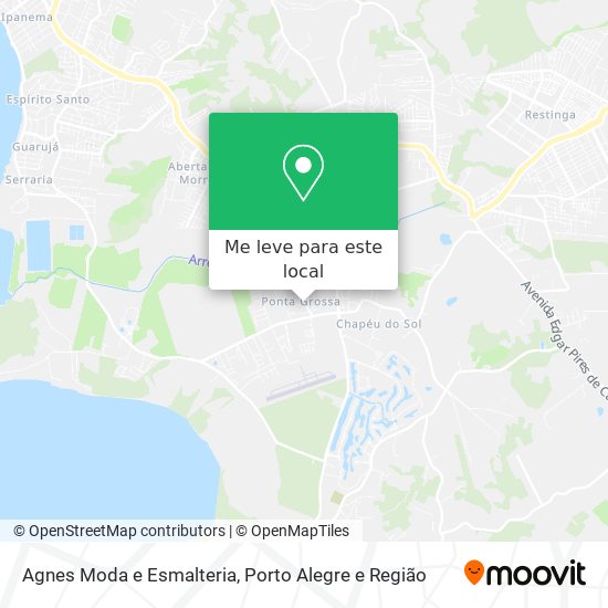 Agnes Moda e Esmalteria mapa