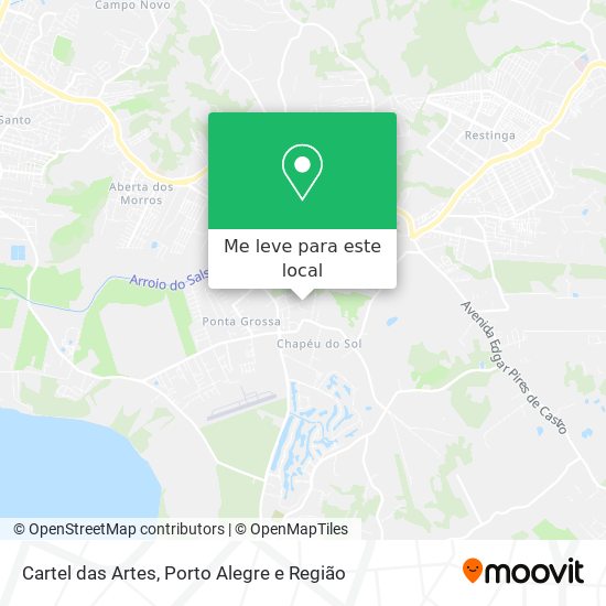 Cartel das Artes mapa