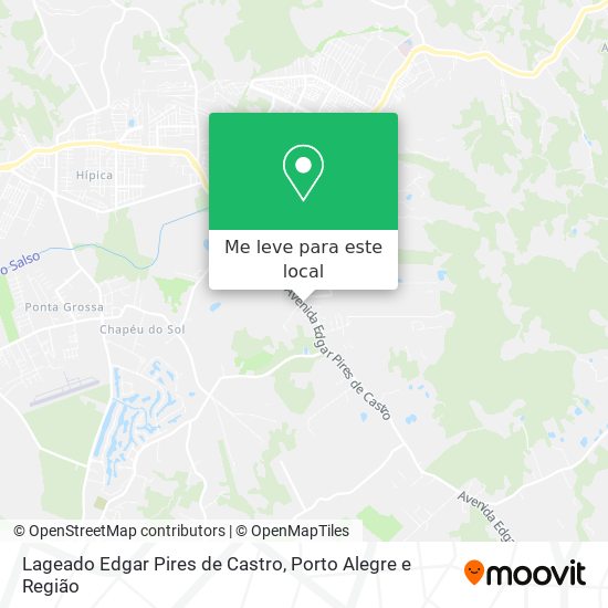 Lageado Edgar Pires de Castro mapa