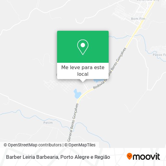 Barber Leiria Barbearia mapa