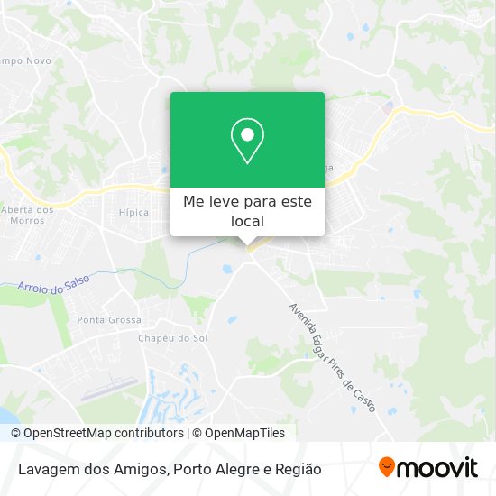 Lavagem dos Amigos mapa