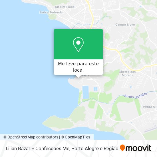 Lilian Bazar E Confeccoes Me mapa