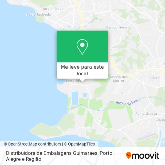 Distribuidora de Embalagens Guimaraes mapa
