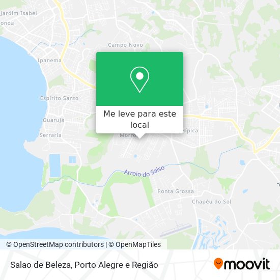 Salao de Beleza mapa