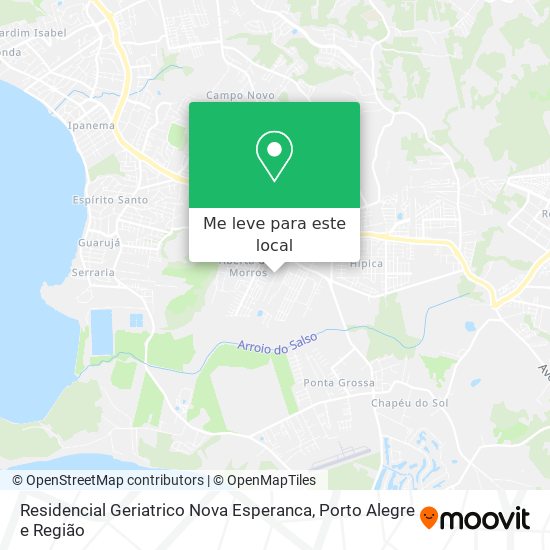Residencial Geriatrico Nova Esperanca mapa