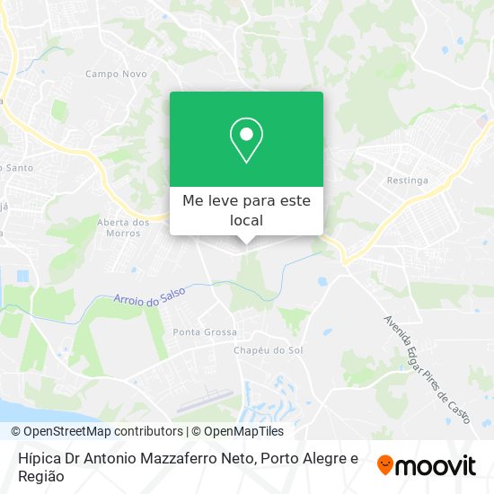 Hípica Dr Antonio Mazzaferro Neto mapa