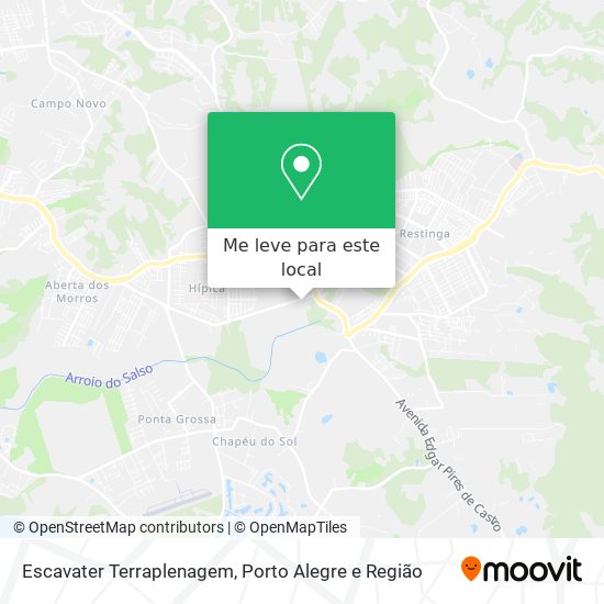 Escavater Terraplenagem mapa