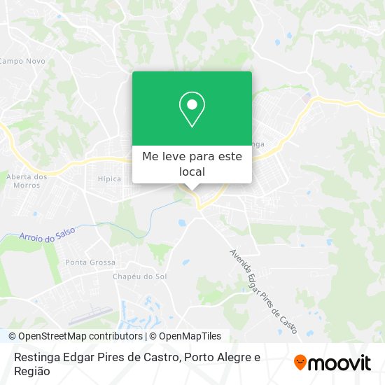 Restinga Edgar Pires de Castro mapa