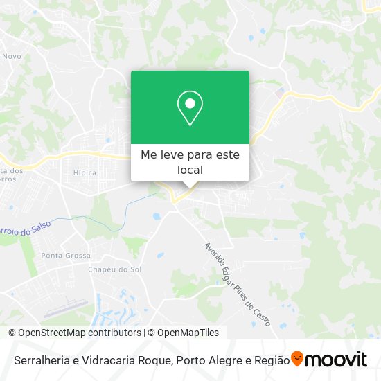Serralheria e Vidracaria Roque mapa