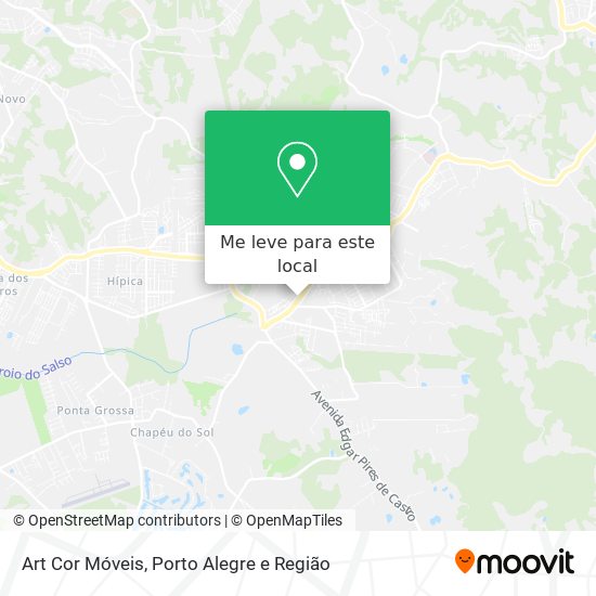 Art Cor Móveis mapa