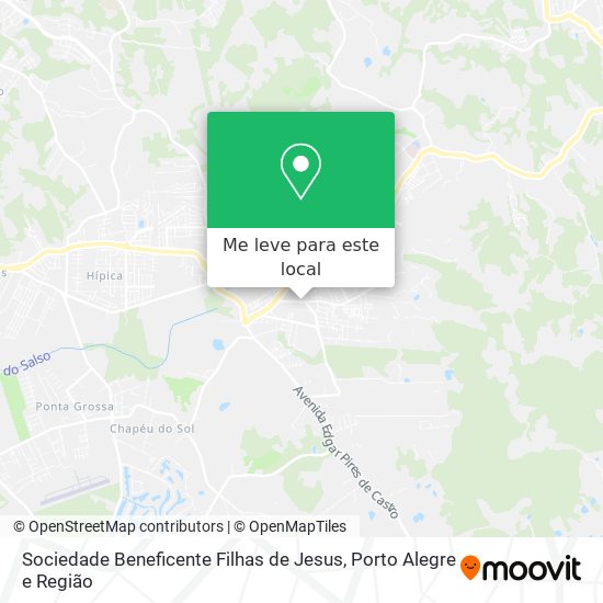 Sociedade Beneficente Filhas de Jesus mapa