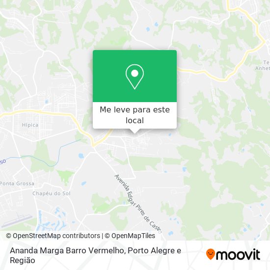Ananda Marga Barro Vermelho mapa