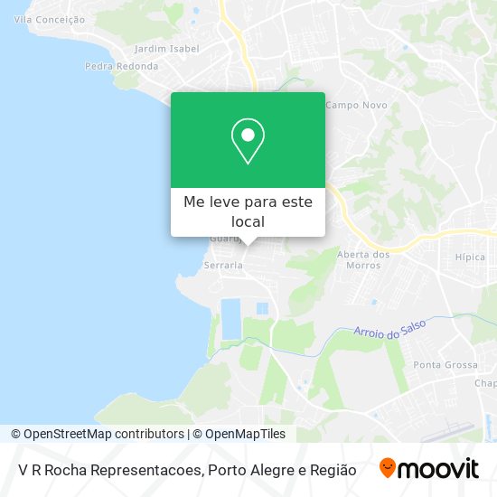 V R Rocha Representacoes mapa
