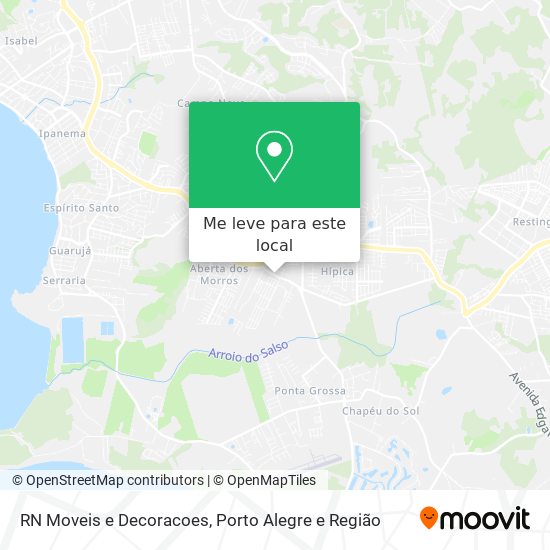 RN Moveis e Decoracoes mapa