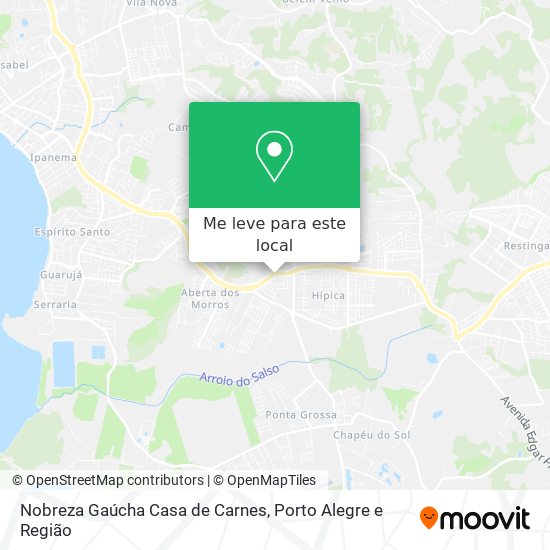 Nobreza Gaúcha Casa de Carnes mapa