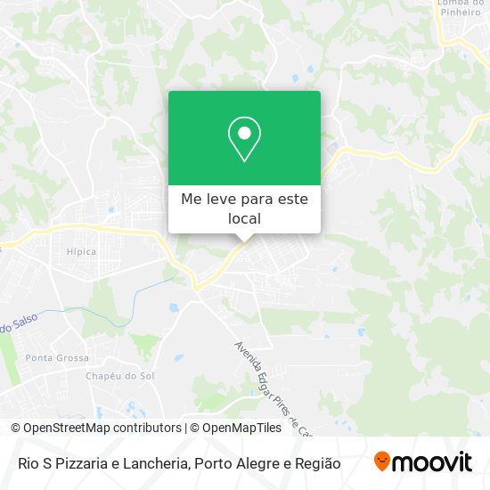 Rio S Pizzaria e Lancheria mapa