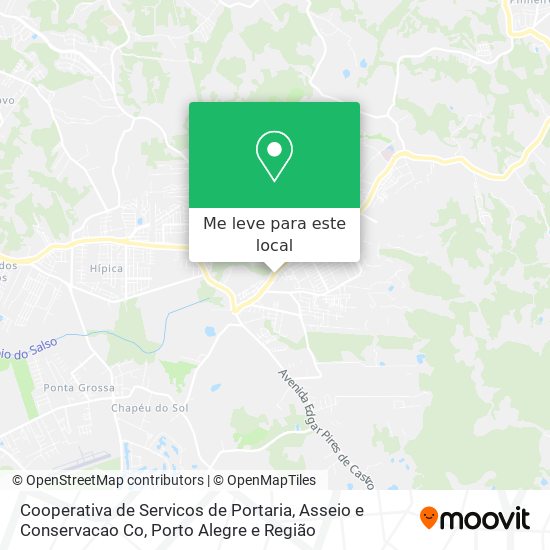 Cooperativa de Servicos de Portaria, Asseio e Conservacao Co mapa