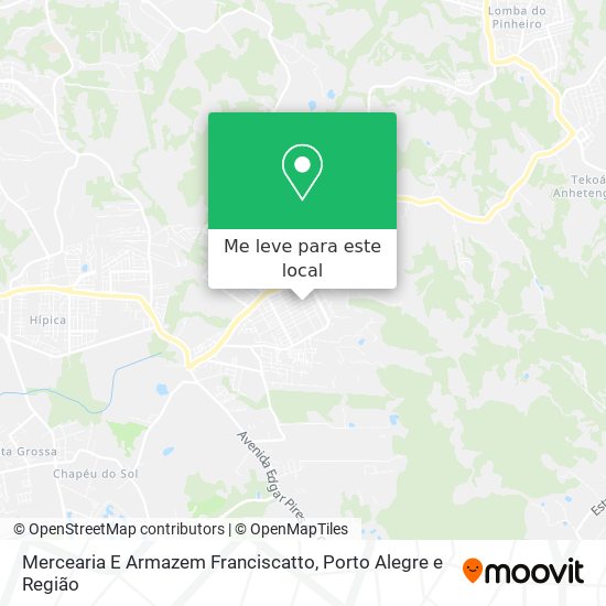 Mercearia E Armazem Franciscatto mapa